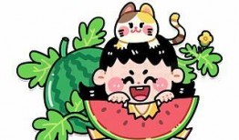 吃瓜卡通女图文