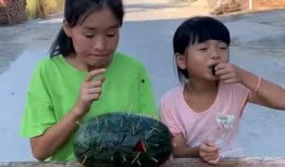 吃瓜母亲和女儿,吃瓜母亲与女儿的温馨日常